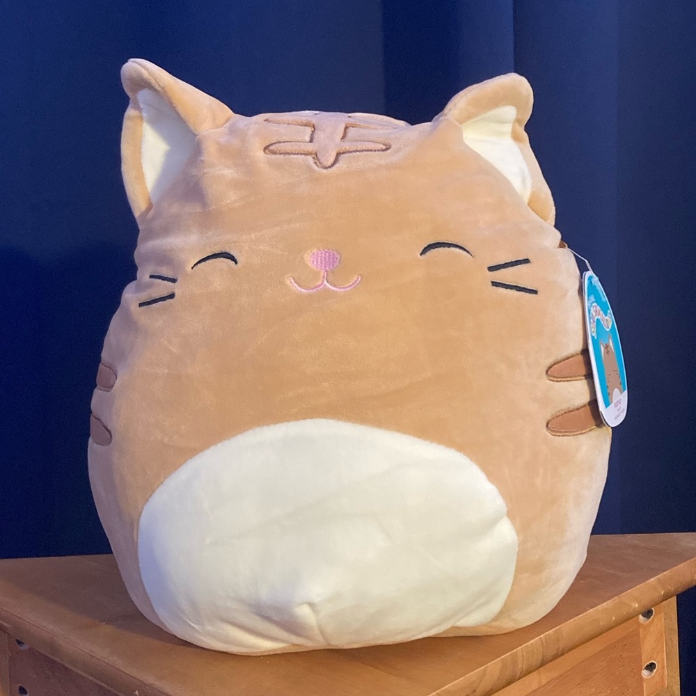 Nathan the Orange Cat Squishmallow 16 inch NWT